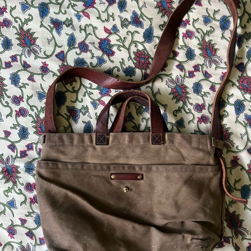 Peg & Awl Waxed Canvas Tote